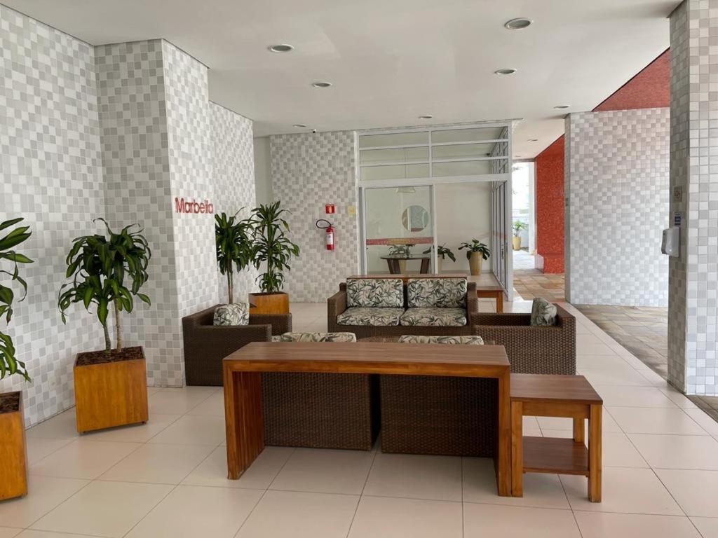 Lindo Apartamento A 50 Metros Da Praia Гуаружа Экстерьер фото