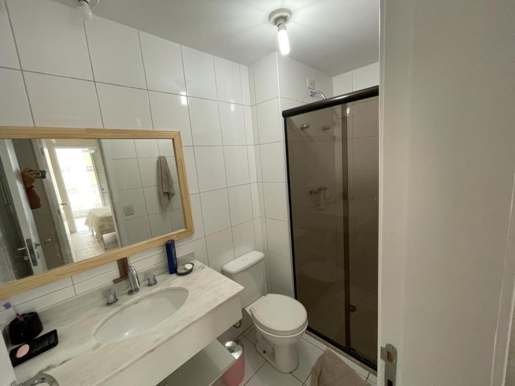 Lindo Apartamento A 50 Metros Da Praia Гуаружа Экстерьер фото