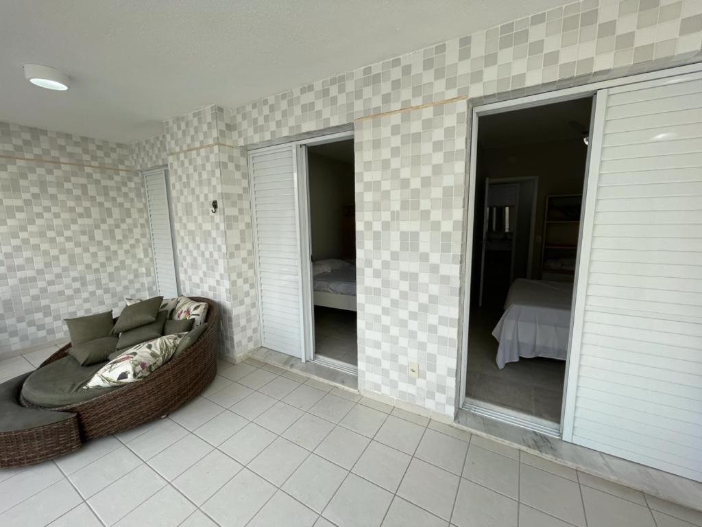 Lindo Apartamento A 50 Metros Da Praia Гуаружа Экстерьер фото